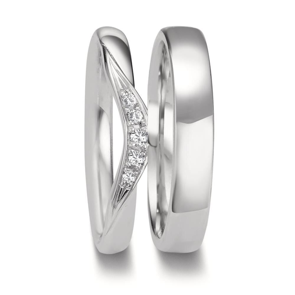 Partnerring 750/18K witgoud