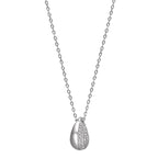 Collier Zilver Zirkonia Gerhodineerd 40-45 cm