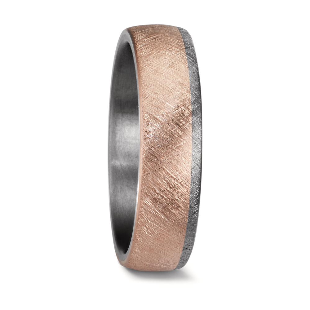 Partnerring 999 Tantaal, 585/14K roségoud