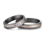 Partnerring 999 Tantaal, 585/14K roségoud