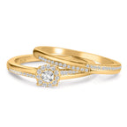Ring Zilver Zirkonia Verguld