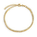 Armband Zilver Zirkonia Verguld