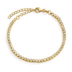 Armband Zilver Zirkonia Verguld