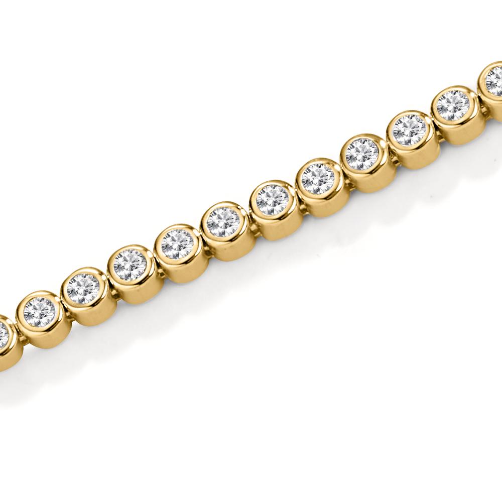 Armband Zilver Zirkonia Verguld