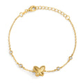 Armband Zilver Zirkonia Verguld Vlinder