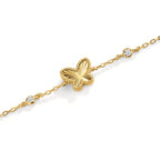 Armband Zilver Zirkonia Verguld Vlinder