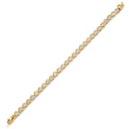 Armband Zilver Zirkonia 28 Steen Verguld