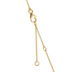 Collier 750/18K geel goud Citrien 0.20 ct, 2 Steen, Amethist groente, 0.30 ct, 4 Steen, Peridoot 0.13 ct, 2 Steen, Topaas 0.43 ct, 3 Steen, Kwarts 0.12 ct, 2 Steen 40-45 cm