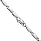 Collier 750/18K witgoud 45 cm