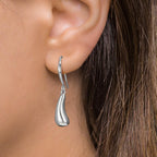 Oorbellen Zilver Gerhodineerd