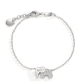 Armband Zilver Zirkonia Gerhodineerd Olifant