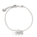 Armband Zilver Zirkonia Gerhodineerd Olifant
