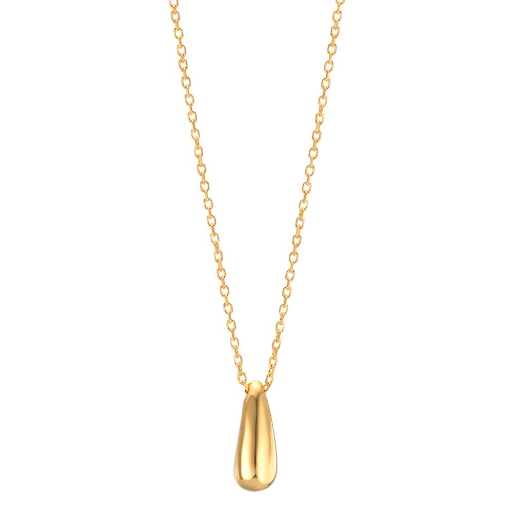 Collier Zilver Geel Verguld 40-44 cm
