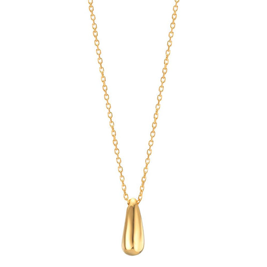 Collier Zilver Geel Verguld 40-44 cm