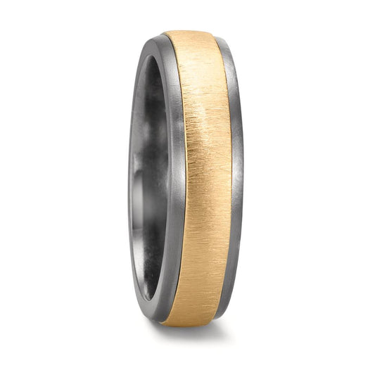 Partnerring 999 Tantaal, 585/14K geel goud