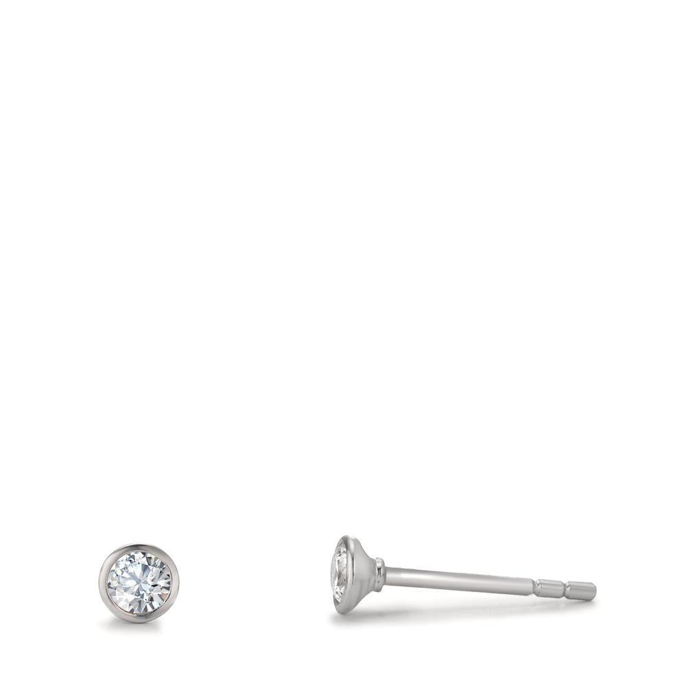 Oorknoppen Zilver Gerhodineerd Ø3 mm