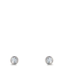 Oorknoppen Zilver Gerhodineerd Ø3 mm