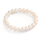 Armband zoetwater Parel, 10 mm 18 cm