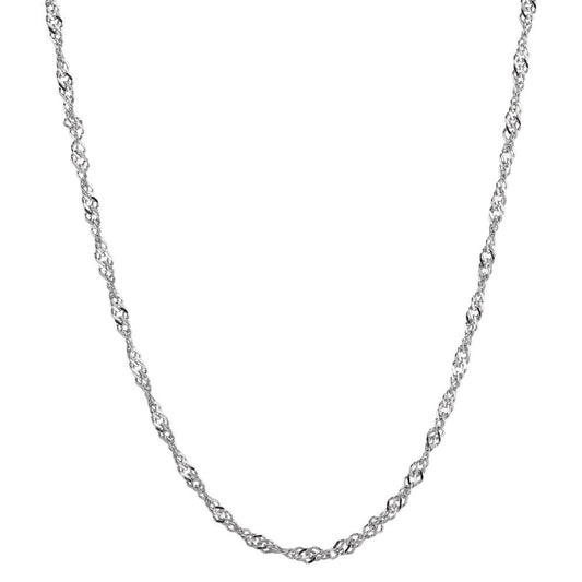 Collier Zilver Gerhodineerd 45 cm