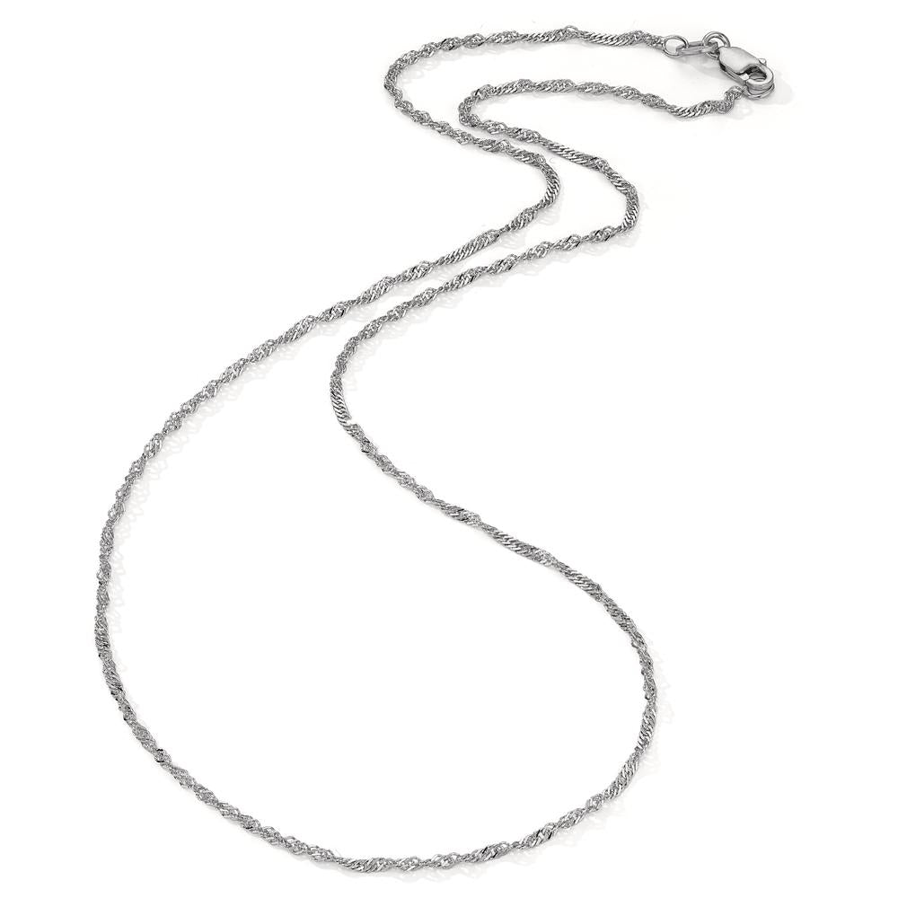 Collier Zilver Gerhodineerd 50 cm