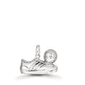 Hanger Zilver Gepatineerd Voetbal
