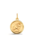 Graveerplaat 375/9K geel goud Ø12 mm