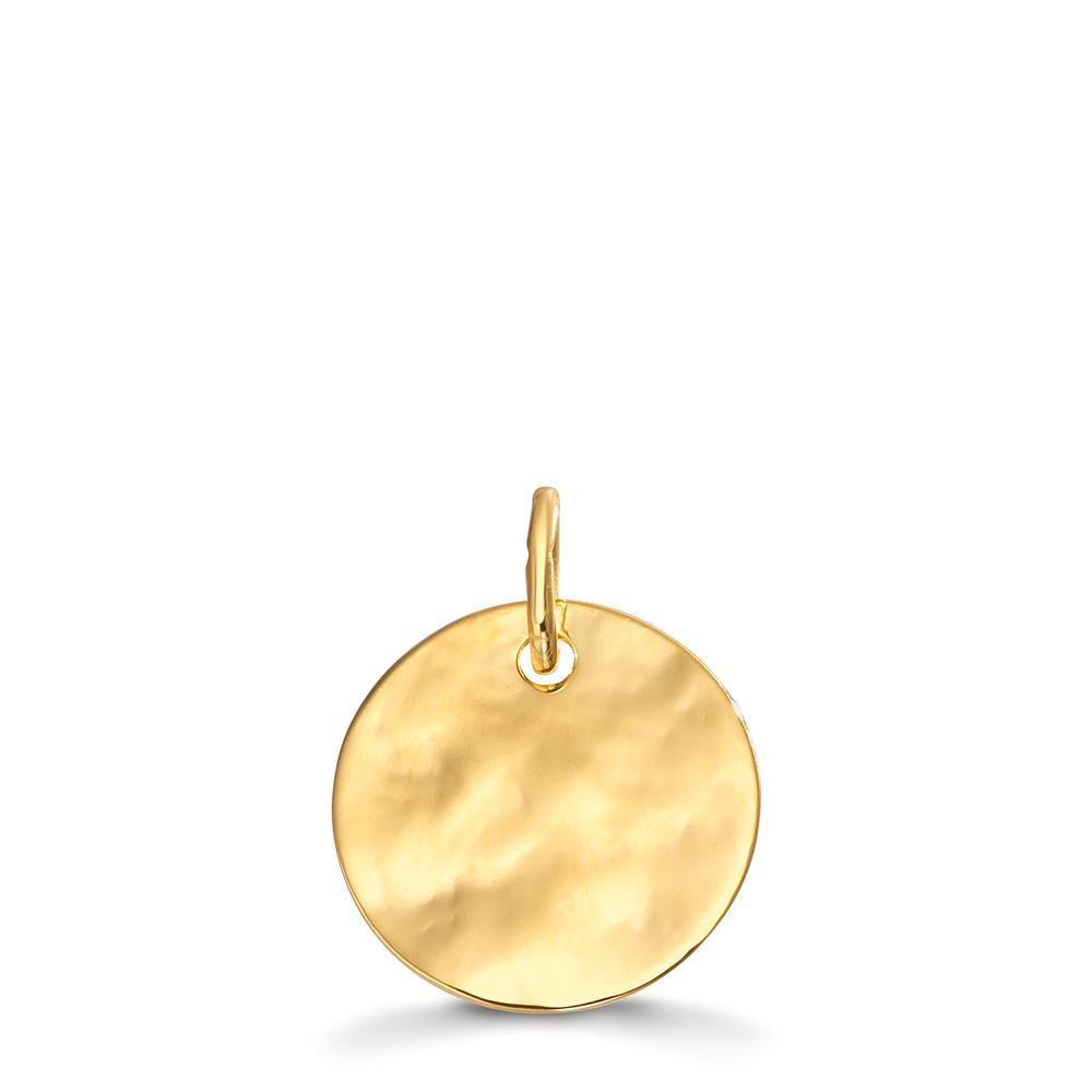 Graveerplaat 375/9K geel goud Ø12 mm