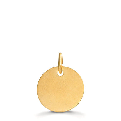 Graveerplaat 375/9K geel goud Ø12 mm