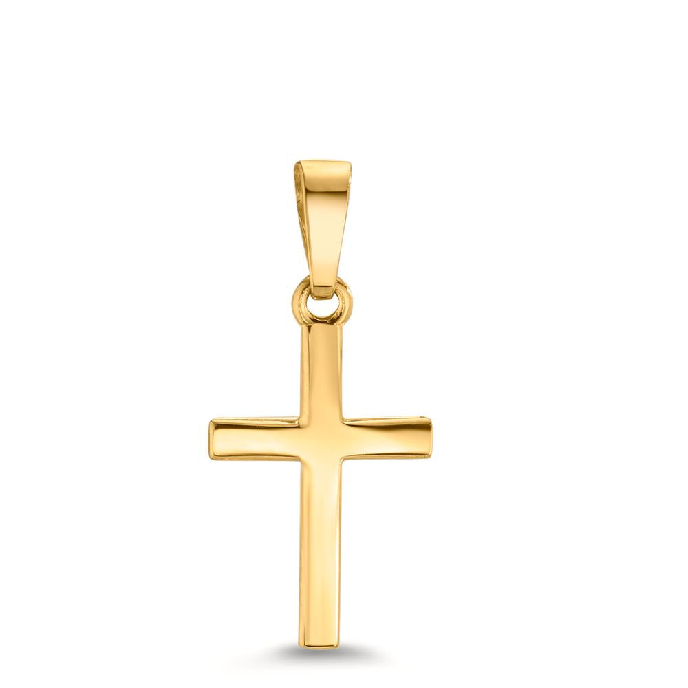 Hanger 585/14K geel goud Kruis
