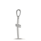 Hanger 585/14K witgoud Kruis