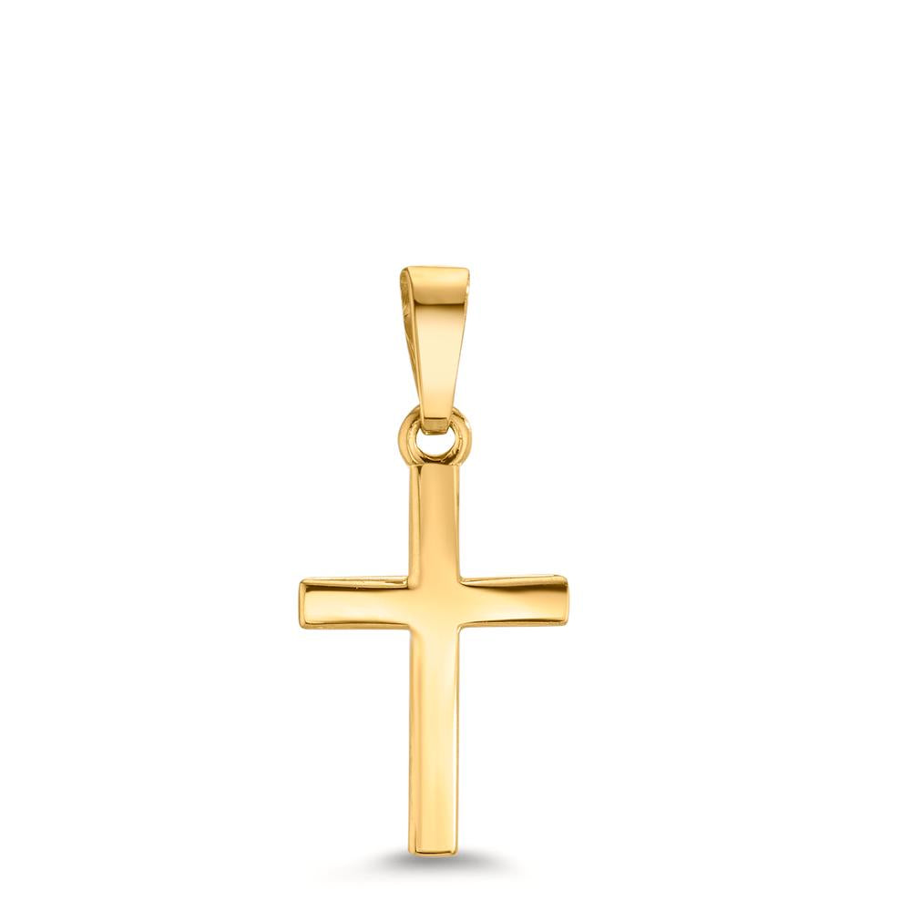 Hanger 750/18K geel goud Kruis