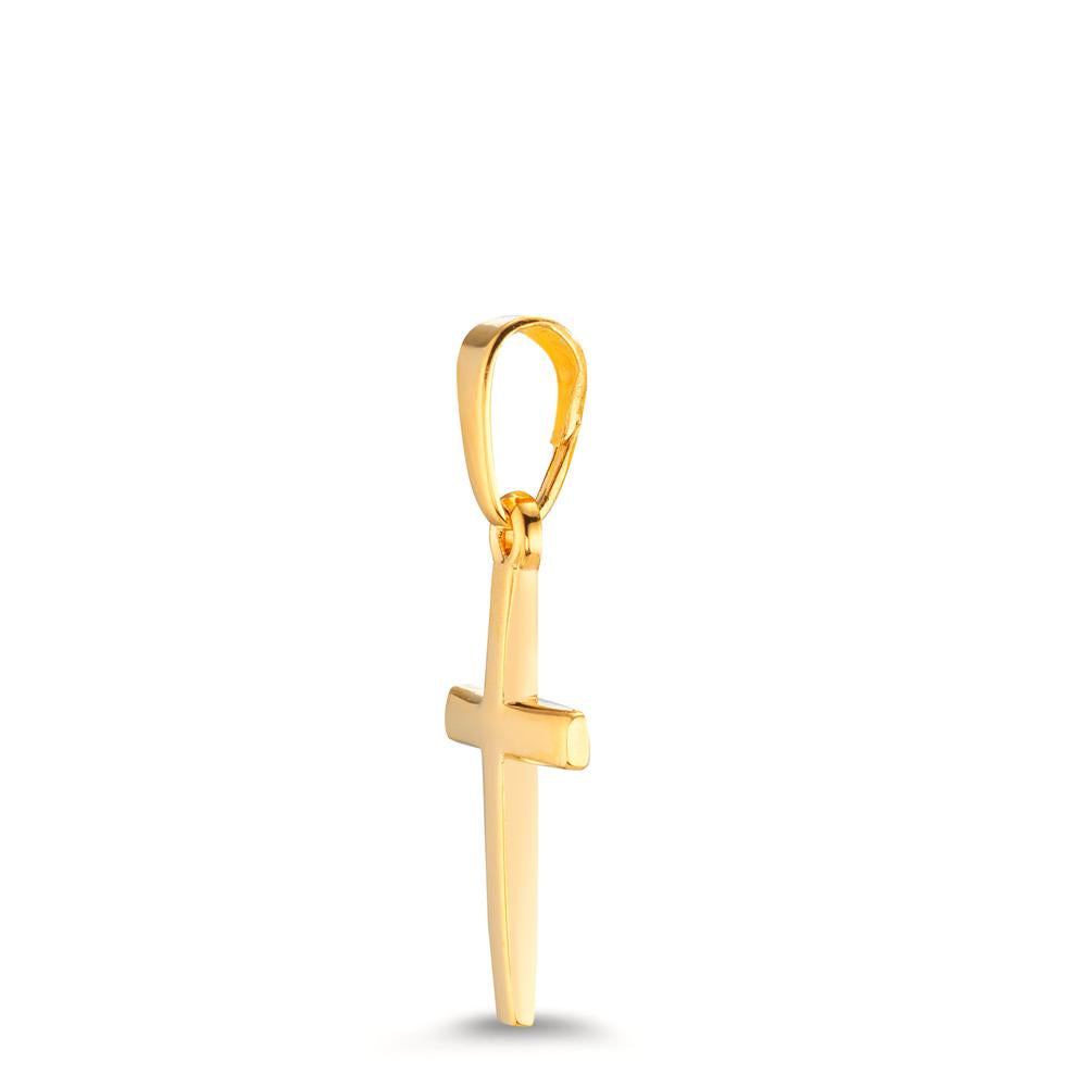 Hanger 750/18K geel goud Kruis