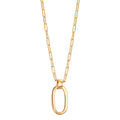 Collier Zilver Geel Verguld 40-44 cm