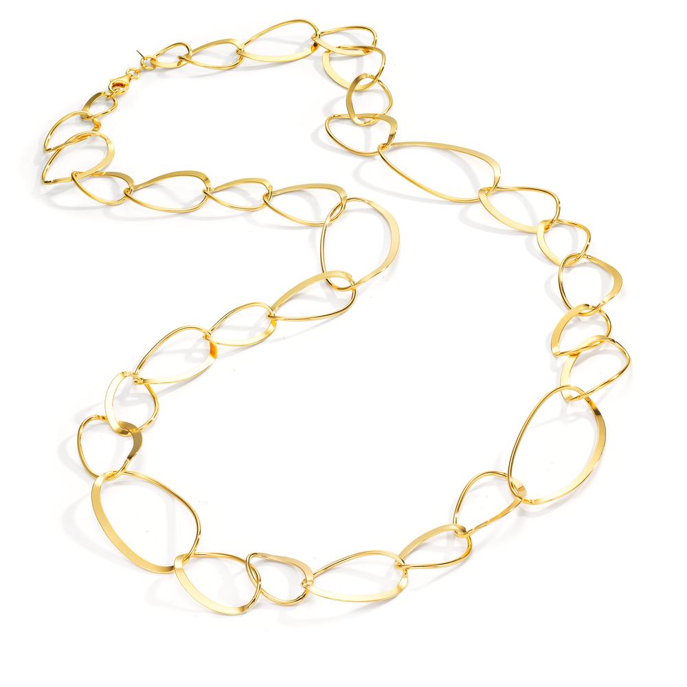 Collier Zilver Geel Verguld 80 cm