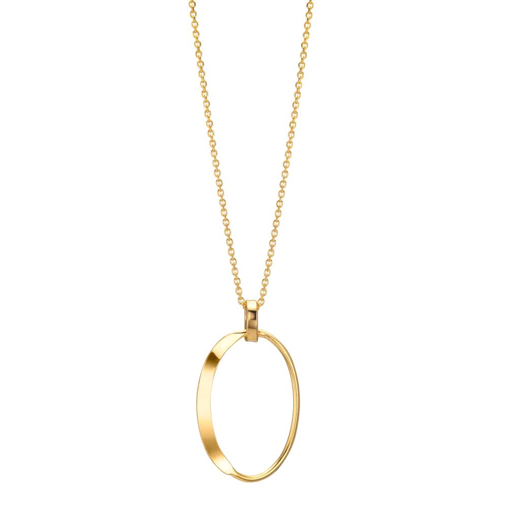 Collier Zilver Geel Verguld 40-44 cm