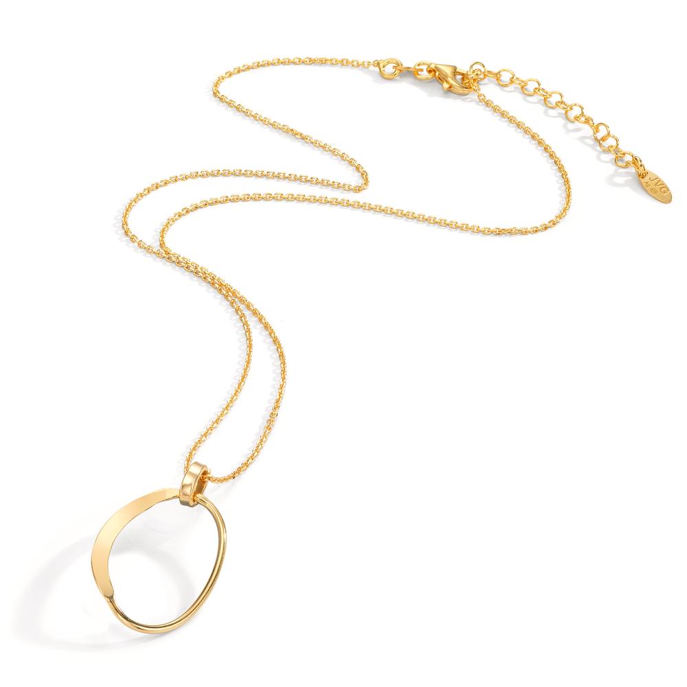 Collier Zilver Geel Verguld 40-44 cm