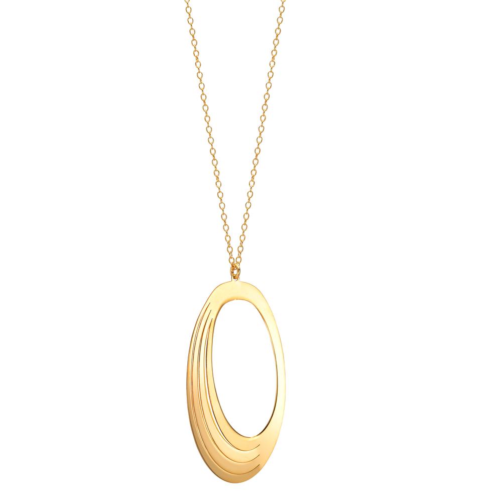 Collier Zilver Geel Verguld 40-44 cm