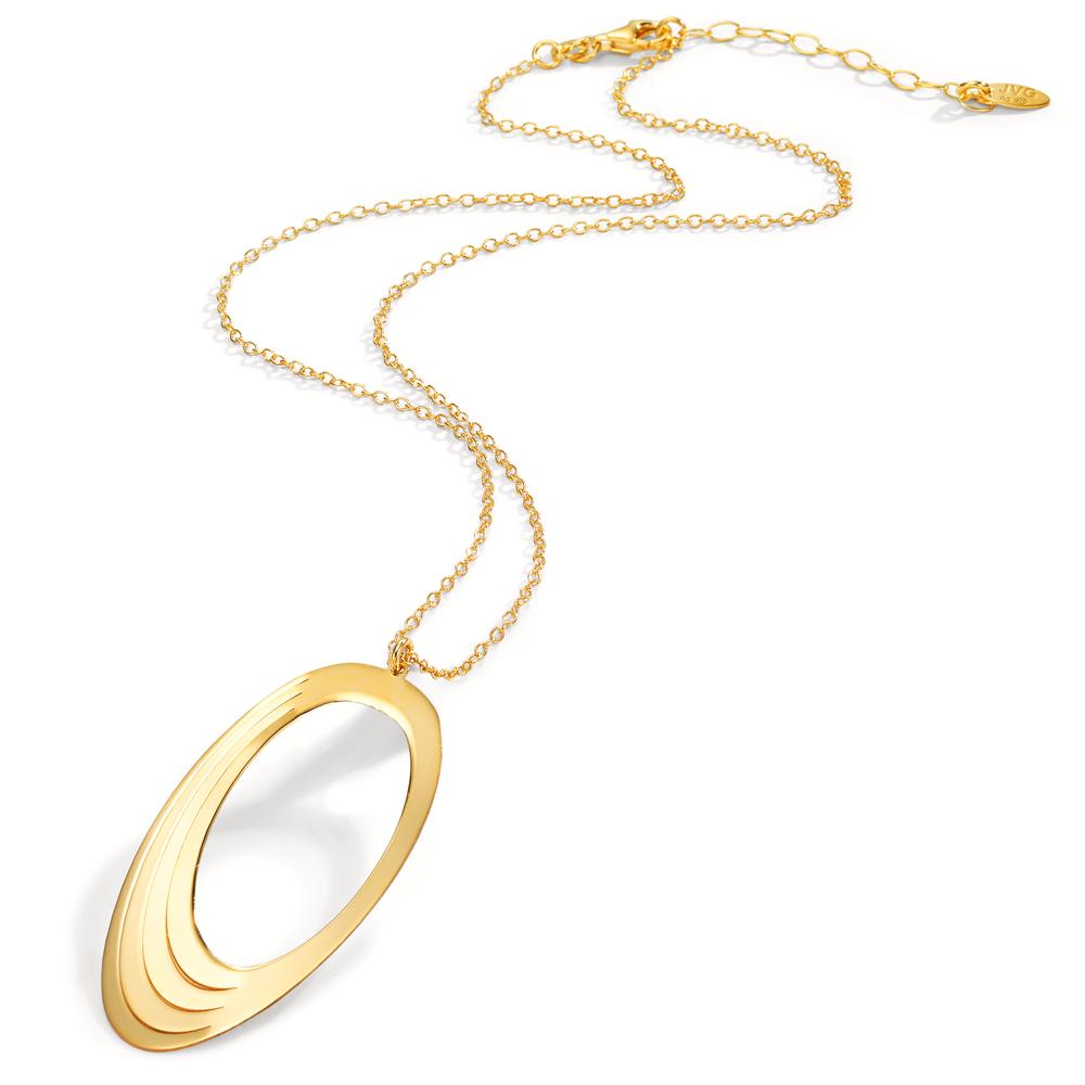 Collier Zilver Geel Verguld 40-44 cm