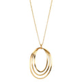 Collier Zilver Geel Verguld 40-44 cm