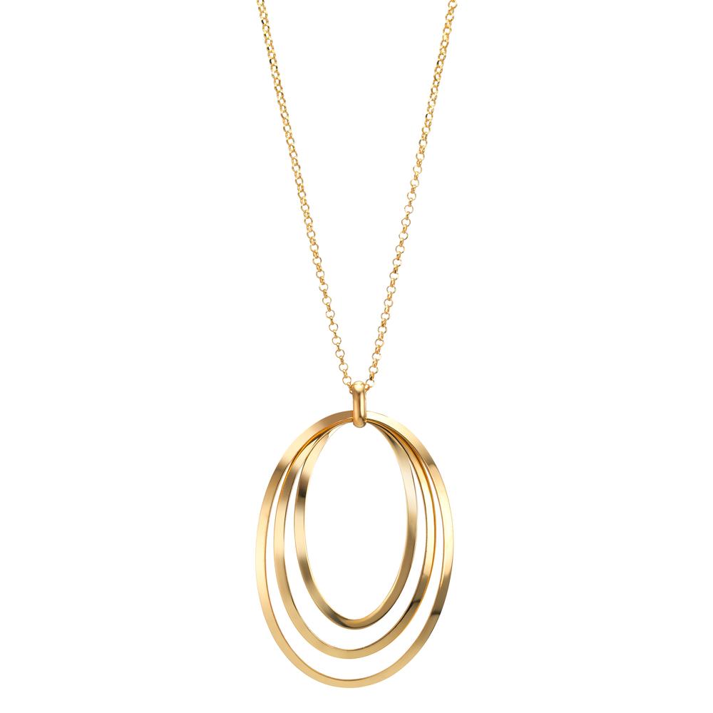 Collier Zilver Geel Verguld 40-44 cm