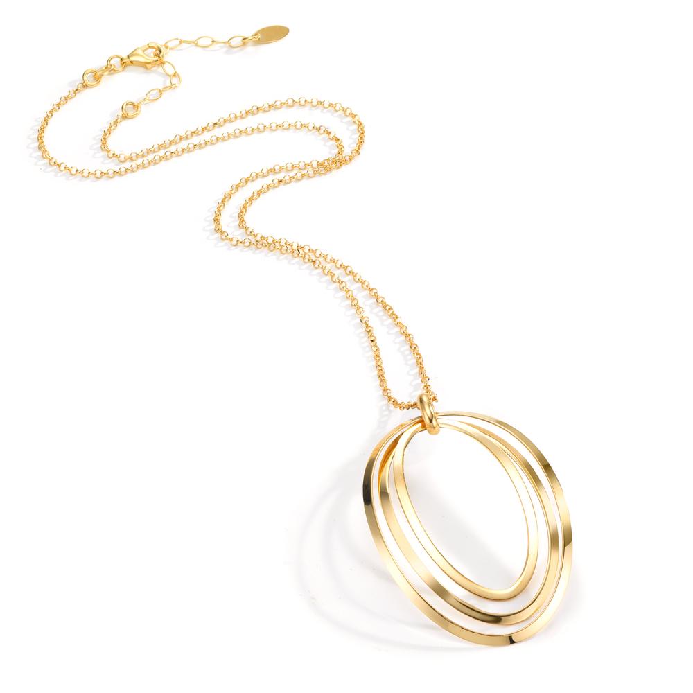 Collier Zilver Geel Verguld 40-44 cm