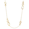 Collier Zilver Geel Verguld 90 cm