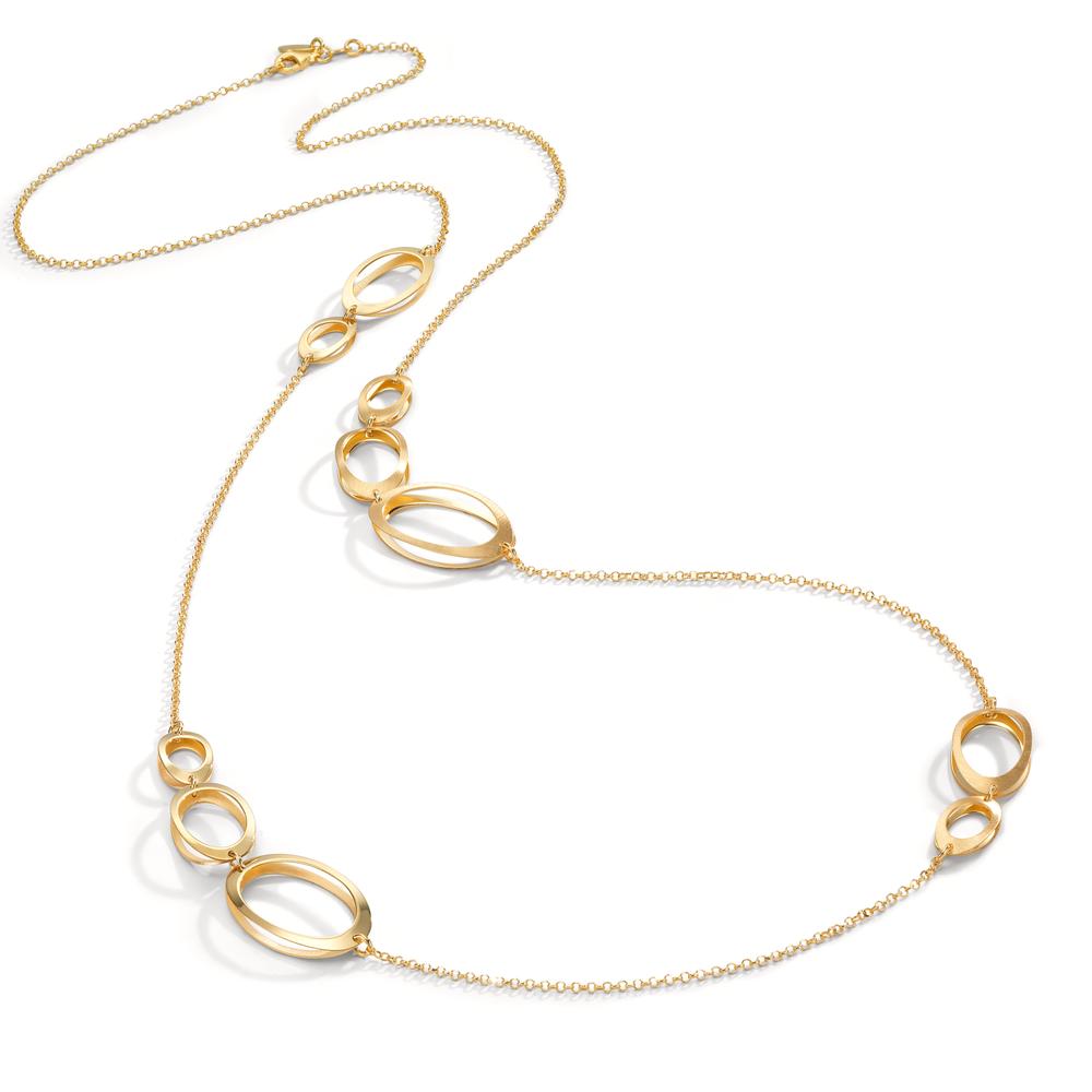 Collier Zilver Geel Verguld 90 cm