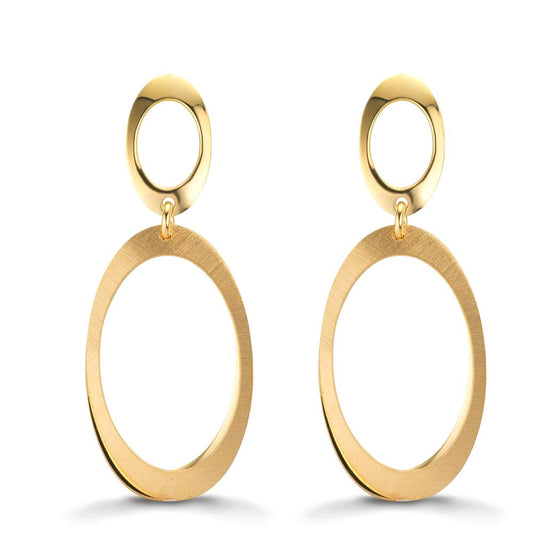 Oorbellen Zilver Geel Verguld