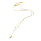 Collier Zilver Geel Verguld 40-44 cm
