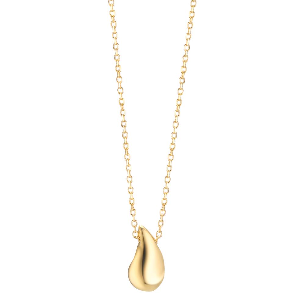 Collier Zilver Geel Verguld 40-44 cm