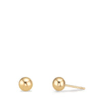 Oorknoppen 375/9K geel goud Ø4 mm
