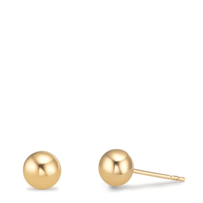 Oorknoppen 375/9K geel goud Ø5 mm