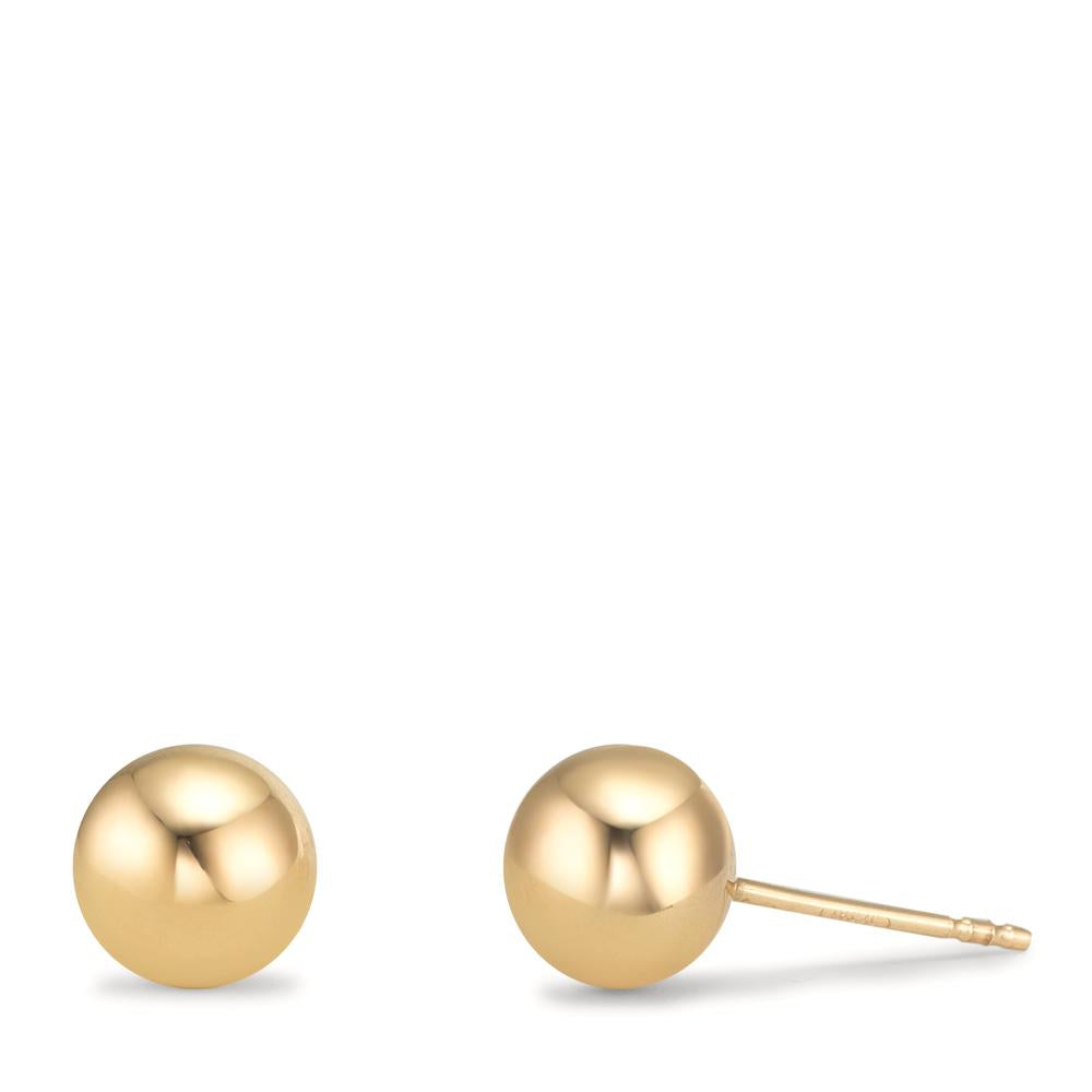 Oorknoppen 375/9K geel goud Ø6 mm