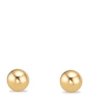 Oorknoppen 375/9K geel goud Ø6 mm